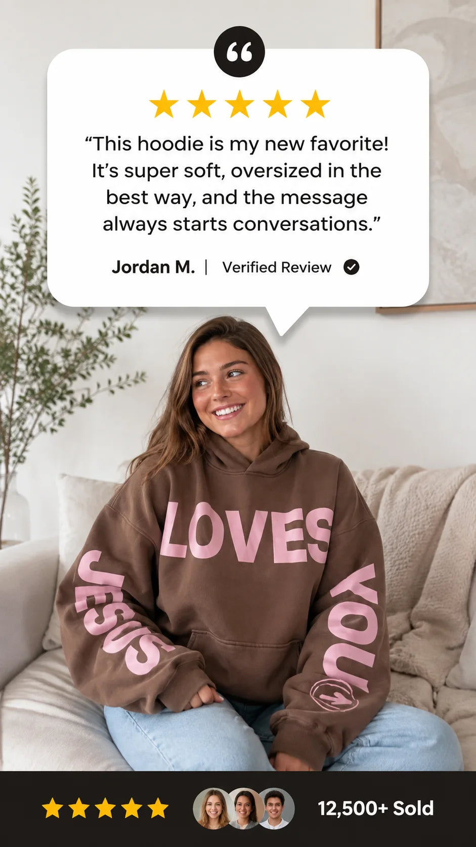 "Jesus Loves You" Hoodie