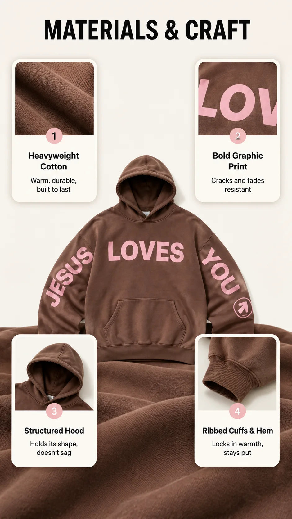 "Jesus Loves You" Hoodie
